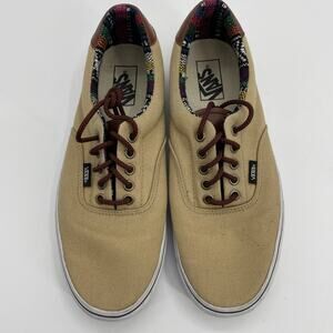 VANS UNISEX Canvas Sneaker Size M9 / W10.5 Low Top Lace Up Casual Shoe